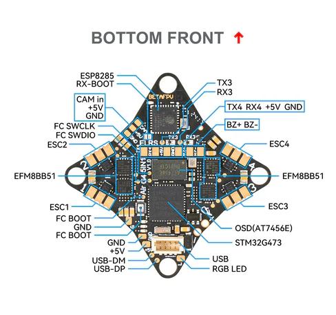 Air Brushless Flight Controller|G4 5IN1