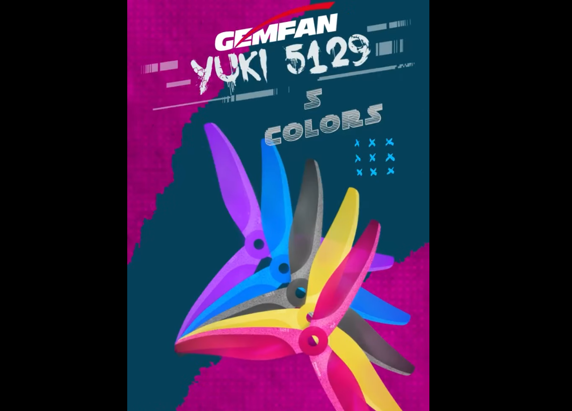 Gemfan Yuki 5129 – 369DRONE