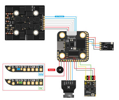 Foxeer H7 Mini MPU6000 FC 8S Dual BEC Barometer