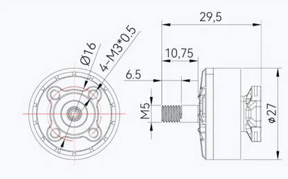 F50 2207 Racing FPV Motor 2150kv
