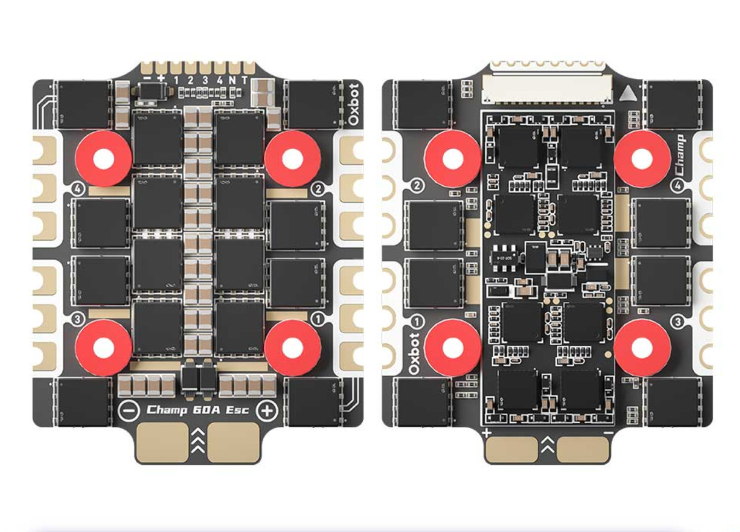 Oxbot Champ Racing Stack ICM42688 H743 60A OX32 FC+ESC Stack
