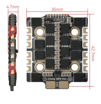 Oxbot Champ 60A OX32 4-in-1 Racing ESC