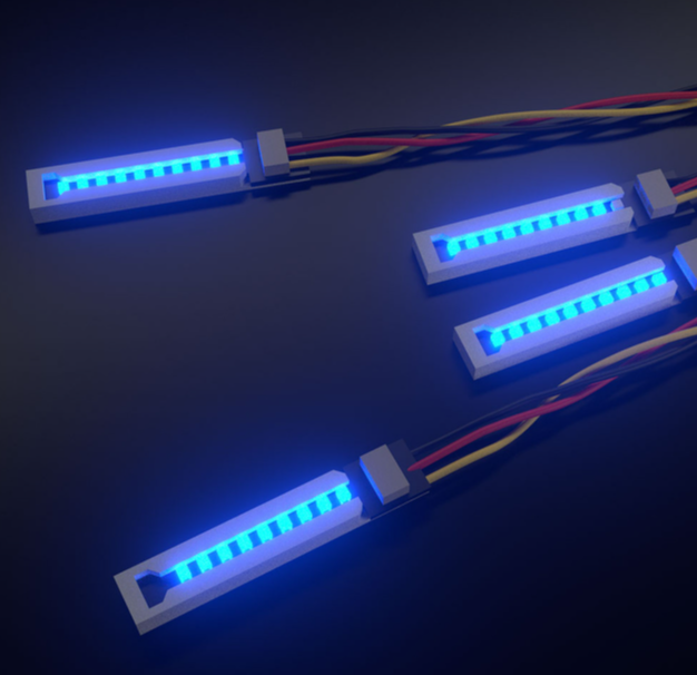 Oxbot Champ Racing LED Strip Kit (4-Pack, 10 LEDs per Strip)