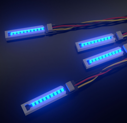 Oxbot Champ Racing LED Strip Kit (4-Pack, 10 LEDs per Strip)