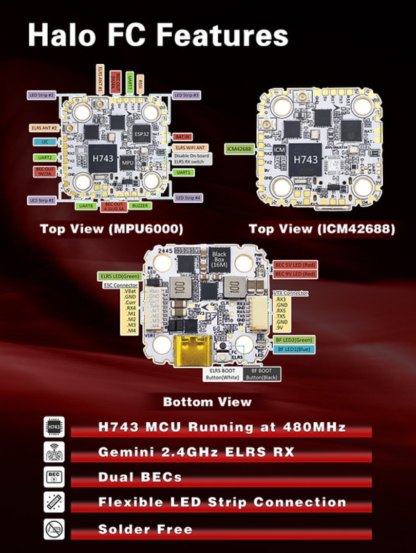 HDZero Halo Stack ICM+AM32