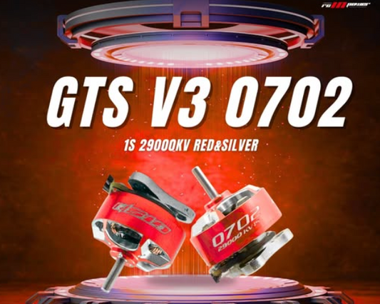 GTS V3 0702 29000KV Red & Silver