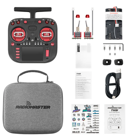 RadioMaster TX15 MAX 无线电遥控器（含电池）