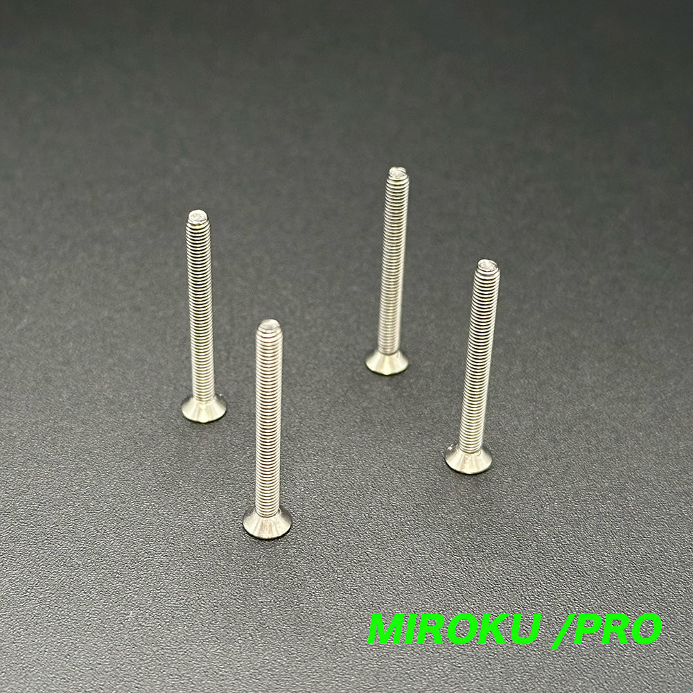 Titanium Flat Head Screw (M3 × 30mm)